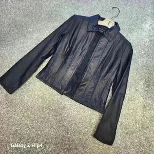 MODA leather bomber jacket
